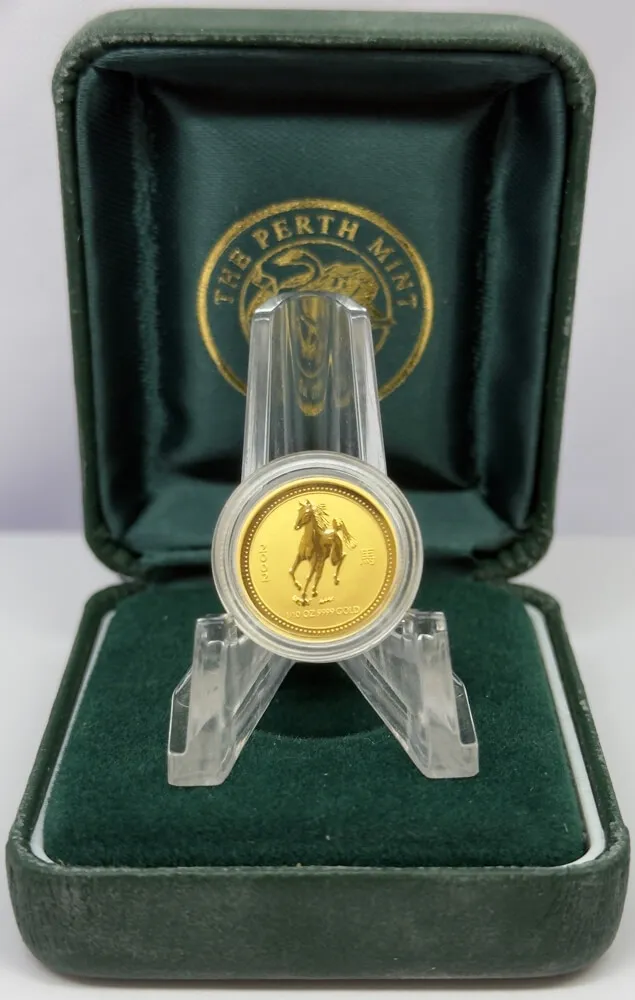 2002 Gold Lunar 1/10 Ounce Specimen Coin - Year of the Horse product image