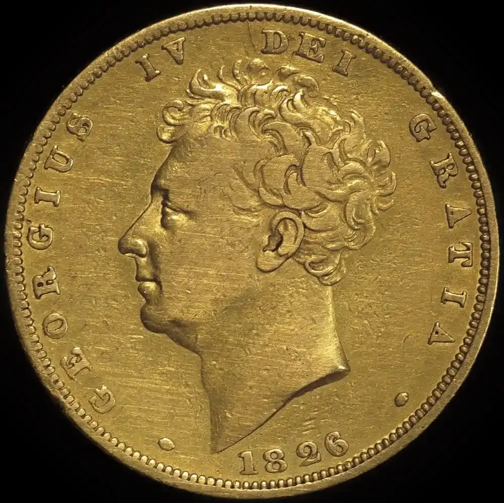 1826 Gold Sovereign George IV S#3801 about Very Fine product image