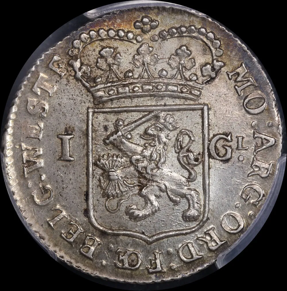 Netherlands (West Friesland) 1793 Silver Guilder KM#97.5 PCGS MS63 product image