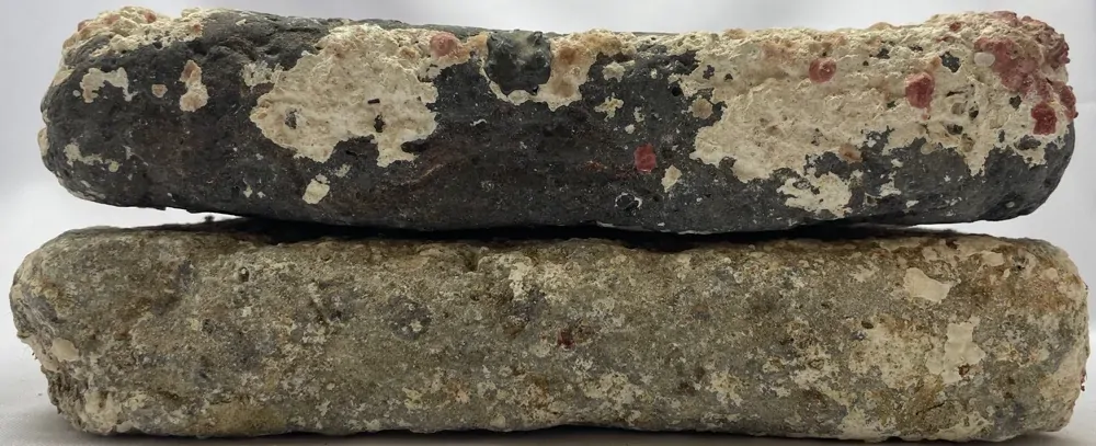 Pair of Ballast Bricks (Brown & Grey) ex Batavia Shipwreck product image