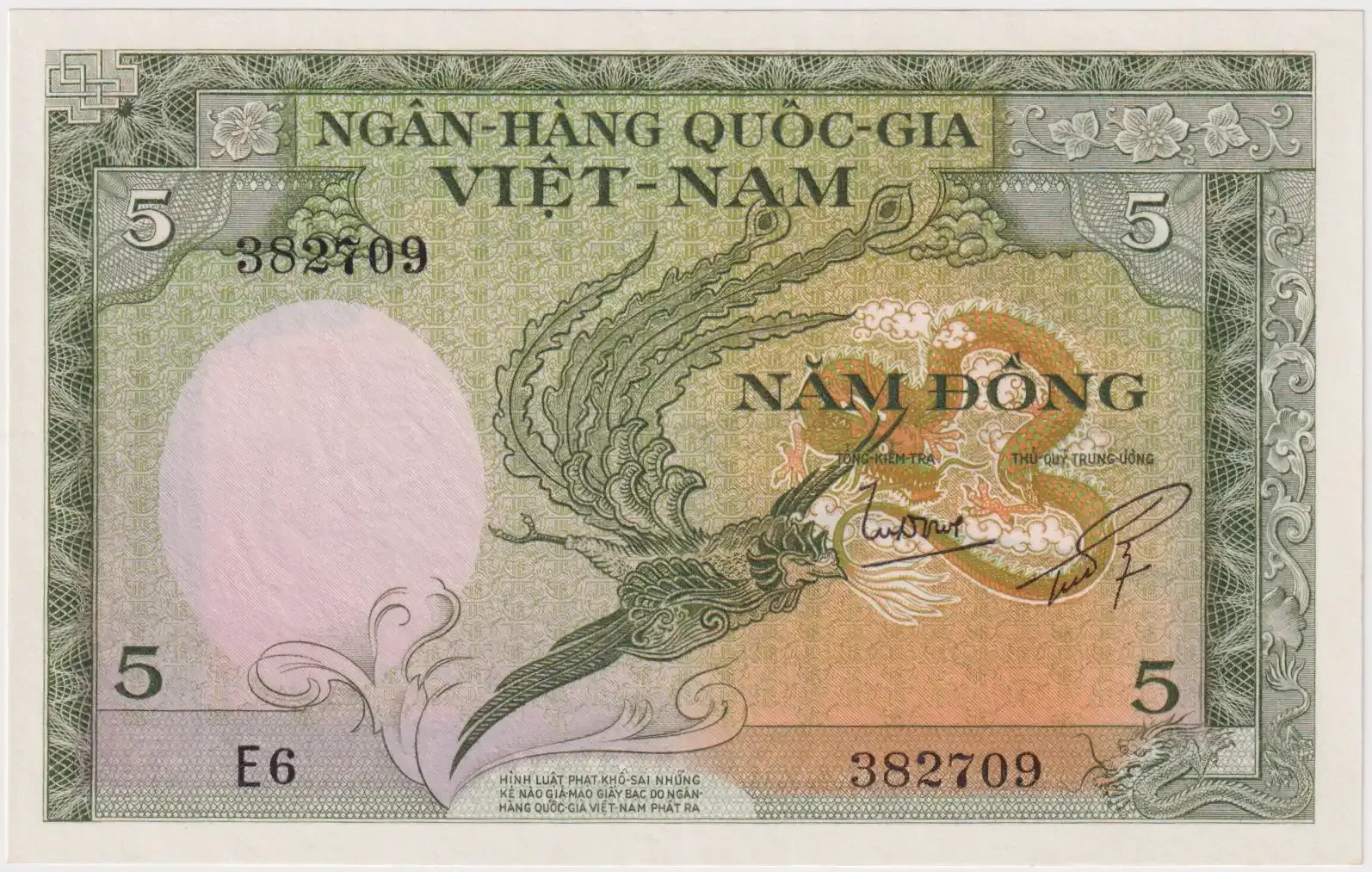 South Vietnam 1955 5 Dong Pick#2 Uncirculated  product image