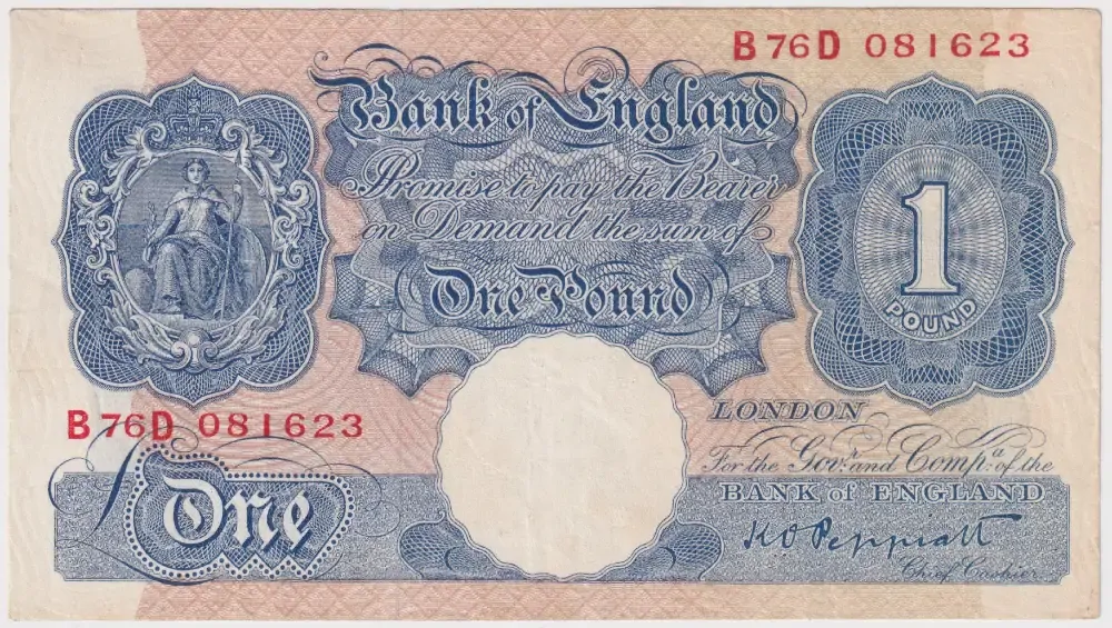 United Kingdom 1934-1938 1 Pound Pick# 363c Extremely Fine product image