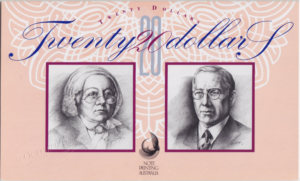 1994 Embossed First And Last $20 Note Folder product image