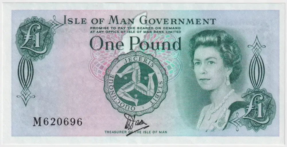 Isle of Man 1983 1 Pound Pick# 38 Uncirculated product image