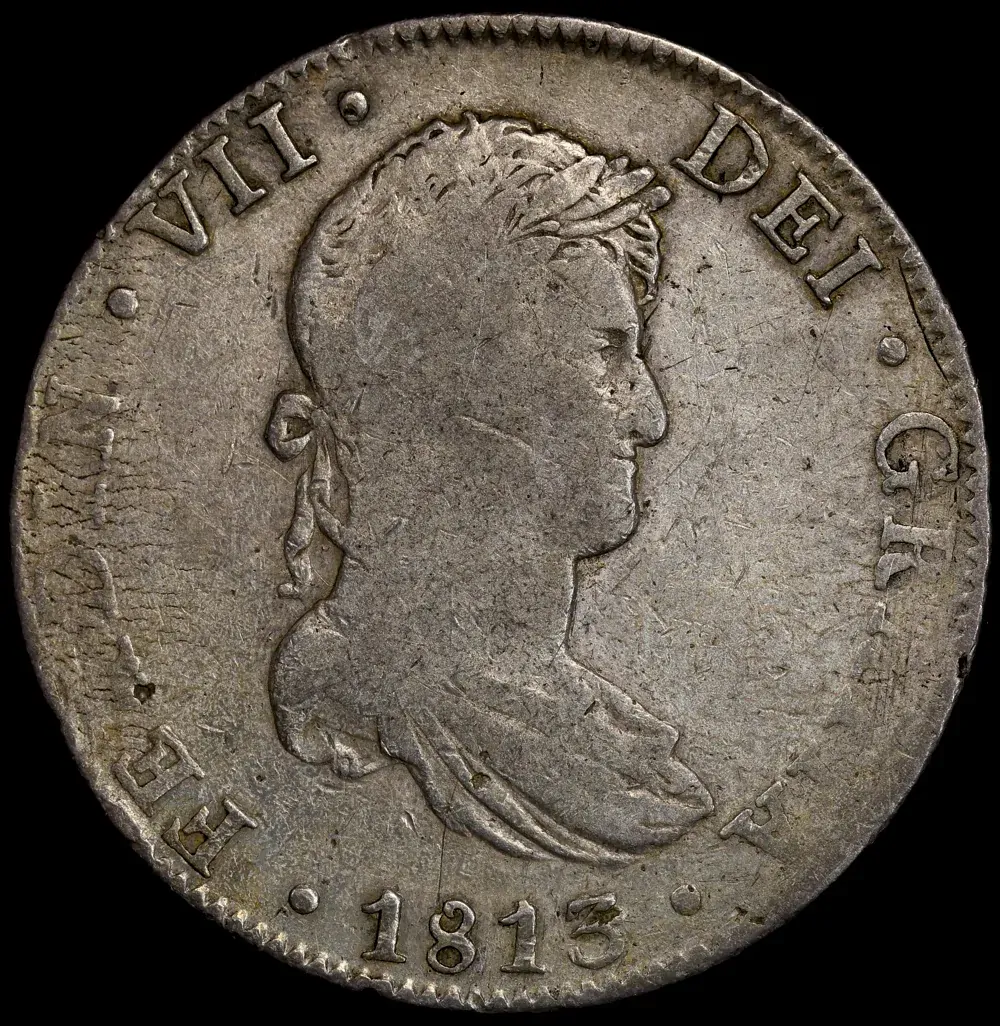 Mexico 1813 Silver 8 Reales KM# 111 good Fine product image