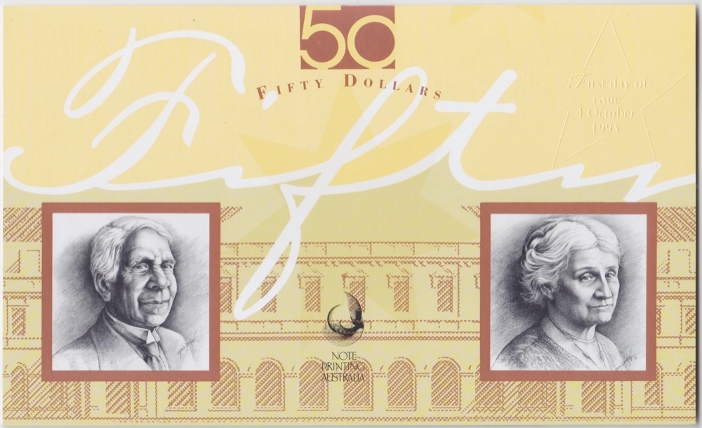 1995 Embossed 50 Dollar First And Last Folder product image