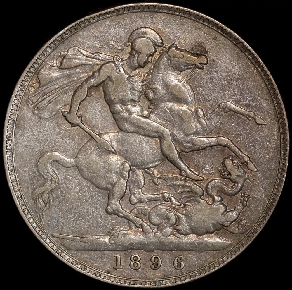 1896 Silver Crown Victoria LX S#3937 Very Fine product image