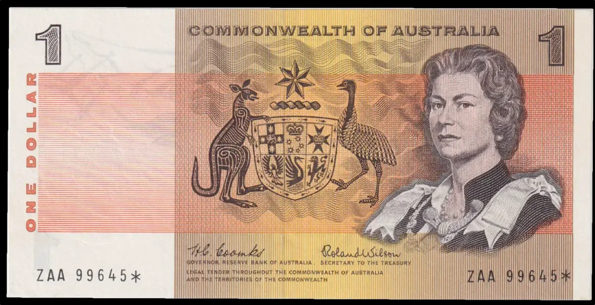 1966 $1 Note Star Note Coombs/Wilson R71sF good VF product image