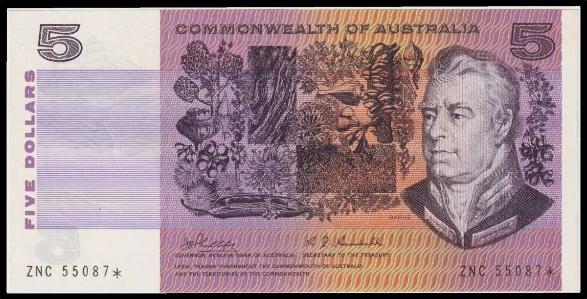 1969 $5 Star Note Phillips/Randall R203sF good EF product image