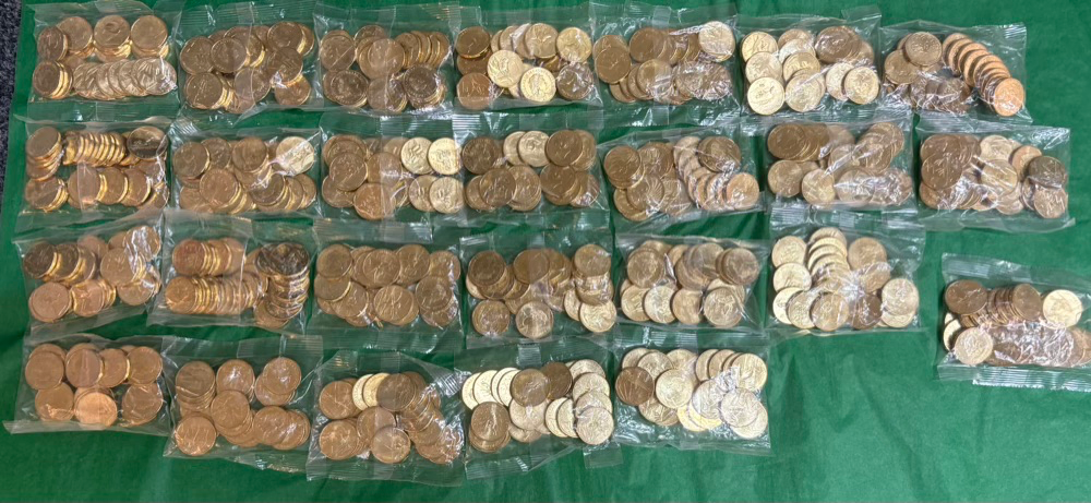 2021 Set of 26 1 Dollar RAM Bags Coin Hunt #2 Alphabet product image
