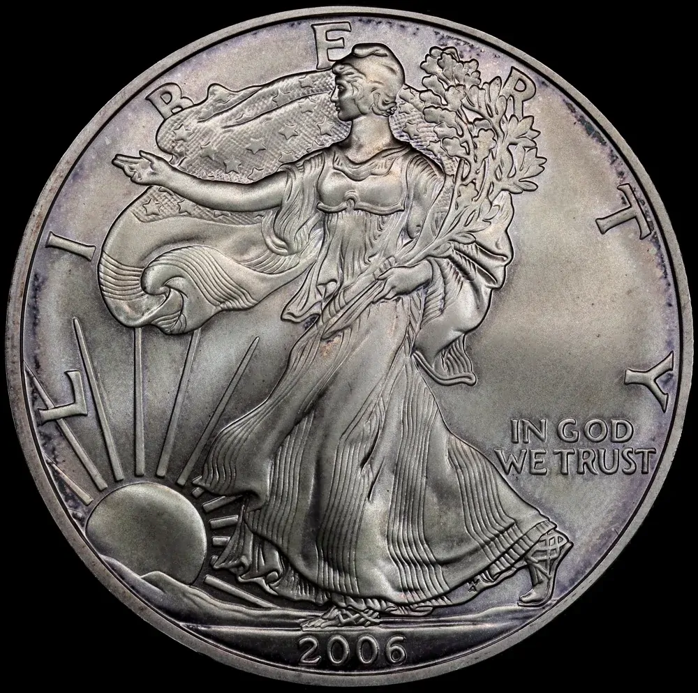 USA 2007 Silver 1oz Eagle KM# 273 Uncirculated product image