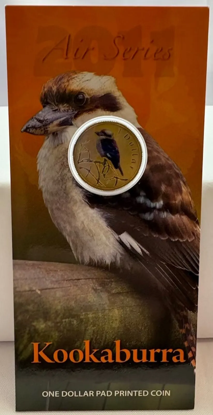 2011 Coloured 1 Dollar Carded Coin - Air Series: Kookaburra  product image