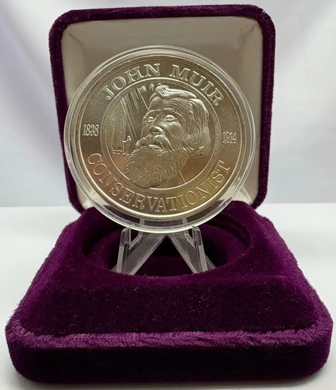United States 1990 Silver 1oz Medallion - Yosemite National Park Centennial product image
