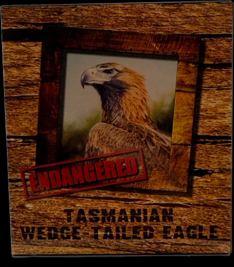 Tuvalu 2012 Silver 1 Dollar Proof - Tasmanian Wedge-Tailed Eagle product image