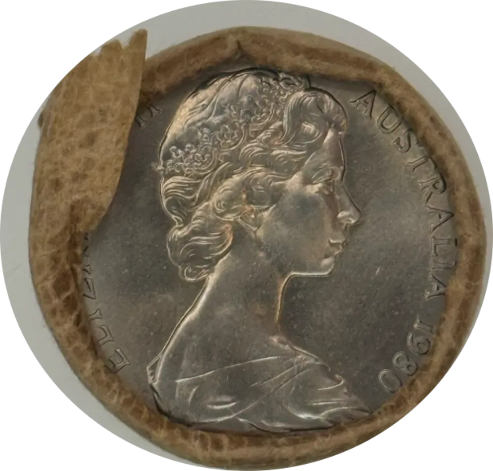 1980 Australian 20 Cent Mint Roll | Heads Tails product image
