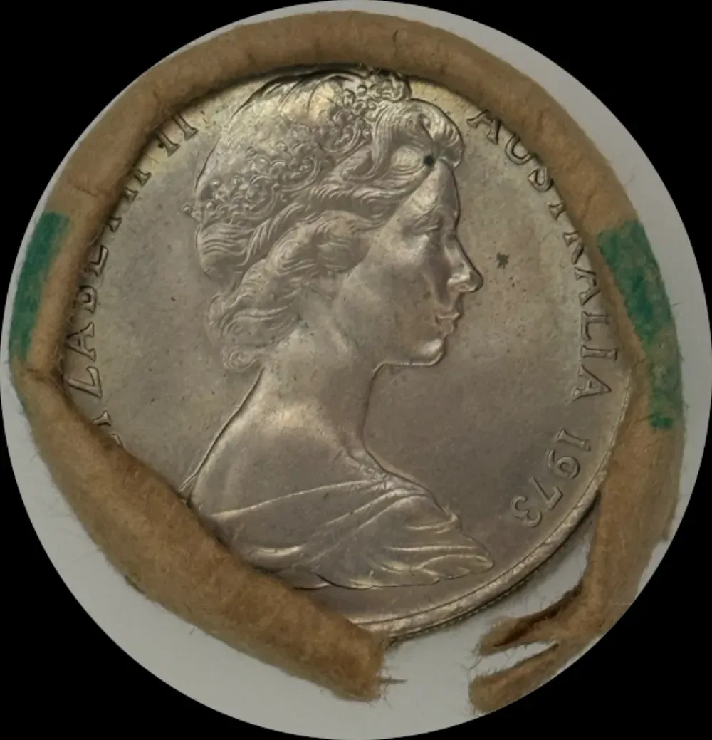 1973 20 Cent Coin Mint Roll Heads/Tails product image