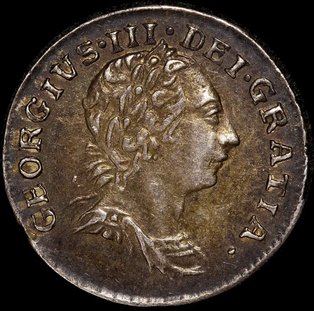 1784 Silver Penny George III S#3759 good EF product image