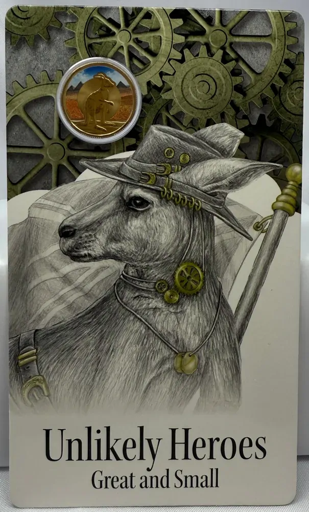 2015 Coloured $1 Coin Unlikely Heroes - Shake the Kangaroo product image