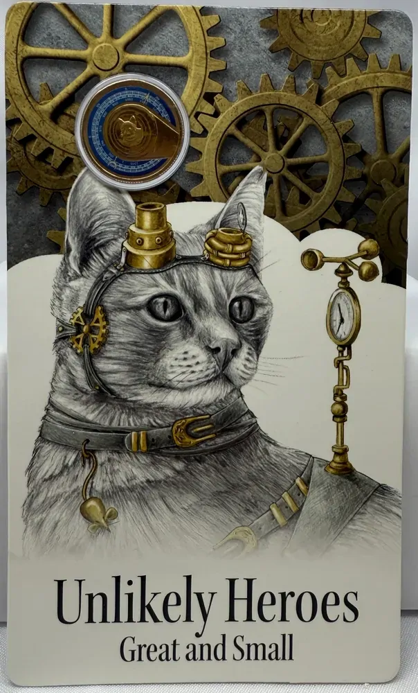 2015 Coloured $1 Coin Unlikely Heroes - Feline Mascot of the HMAS Encounter product image