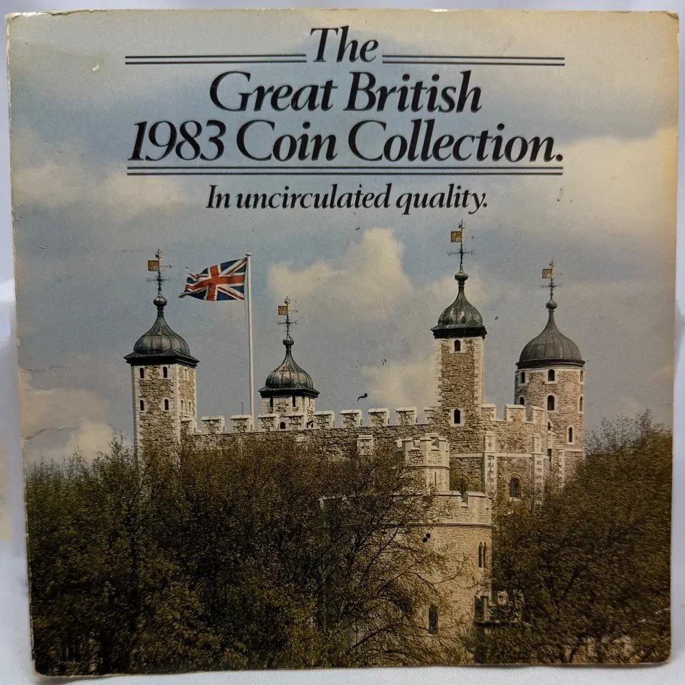 Great Britain 1983 Martini Coin Set - Includes the Rare Newpence Mule Error product image