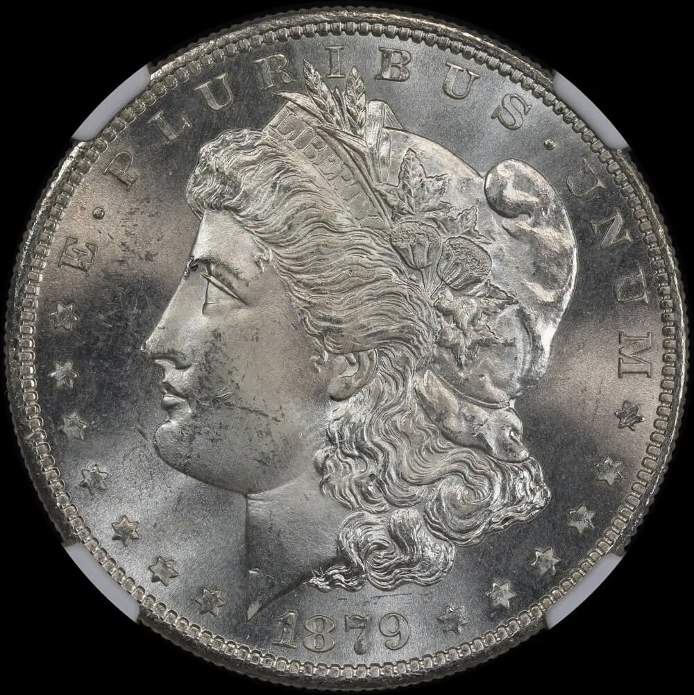 United States 1879-S Silver Morgan Dollar NGC MS63 product image