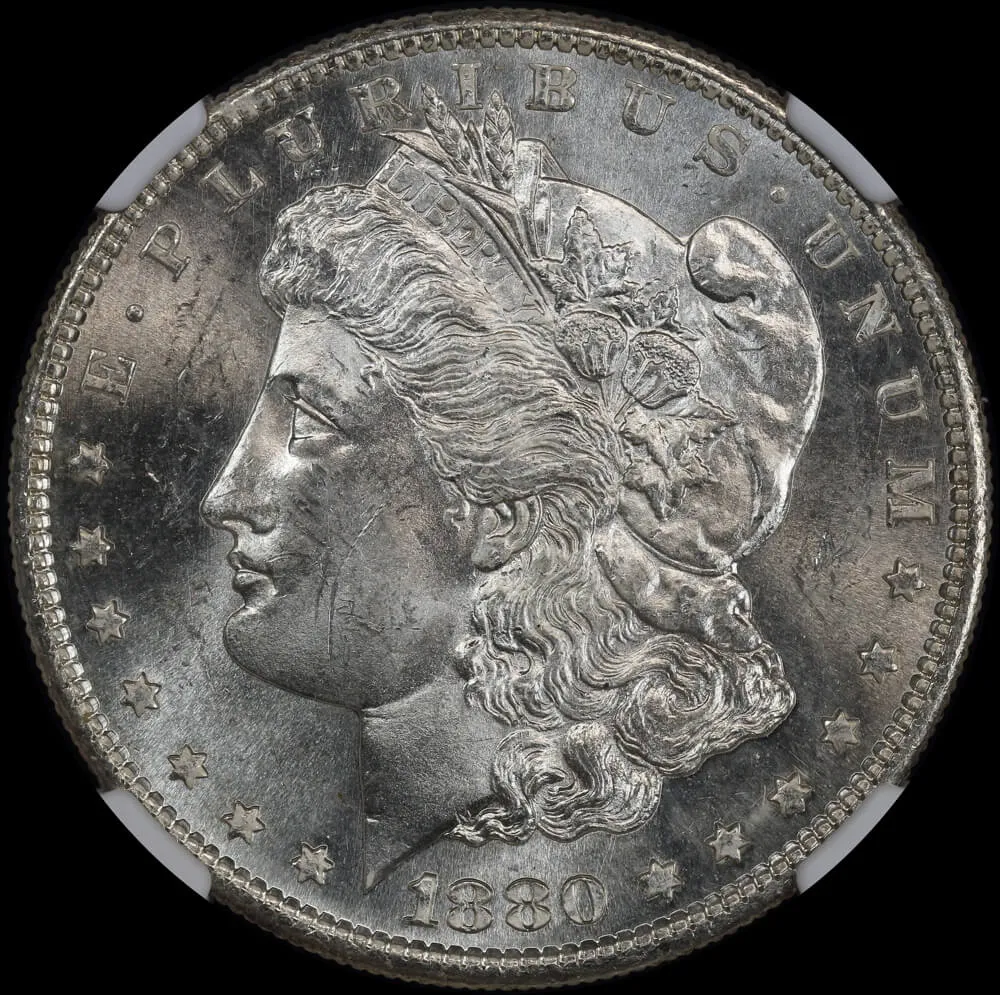United States 1880-S Silver Morgan Dollar NGC MS63 product image