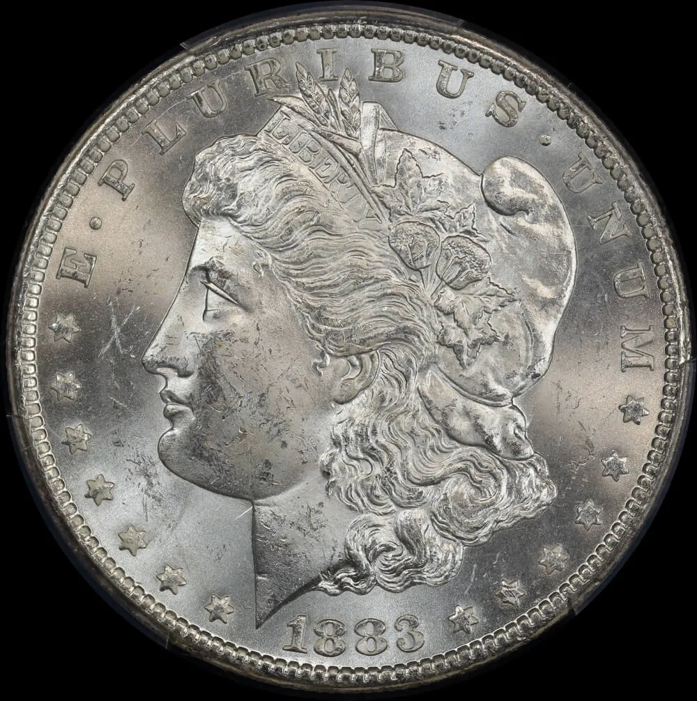 United States 1883-CC Silver Morgan Dollar PCGS MS63 product image