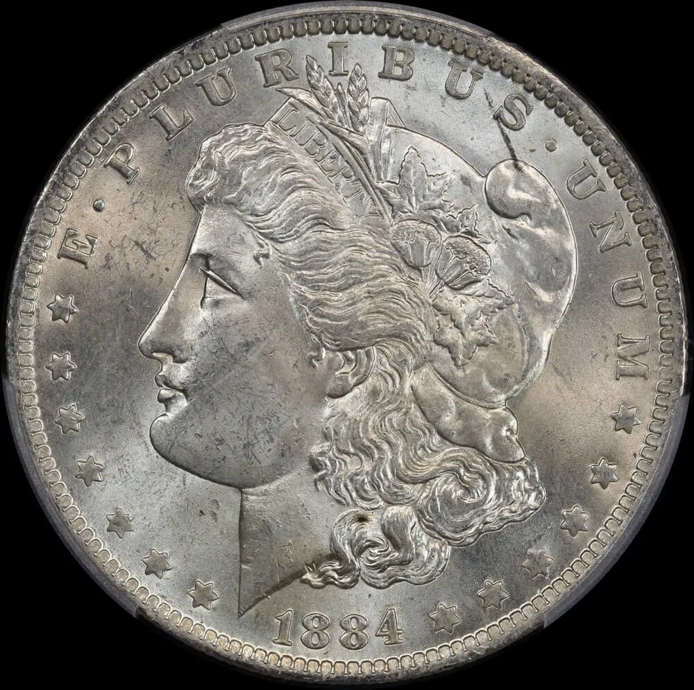 United States 1884-O Silver Morgan Dollar PCGS MS62 product image