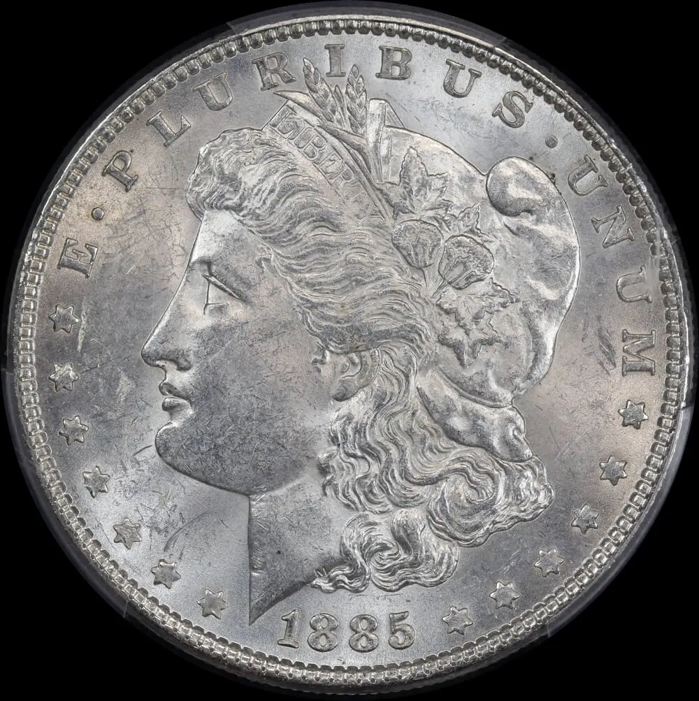 United States 1885 Silver Morgan Dollar PCGS MS61 product image