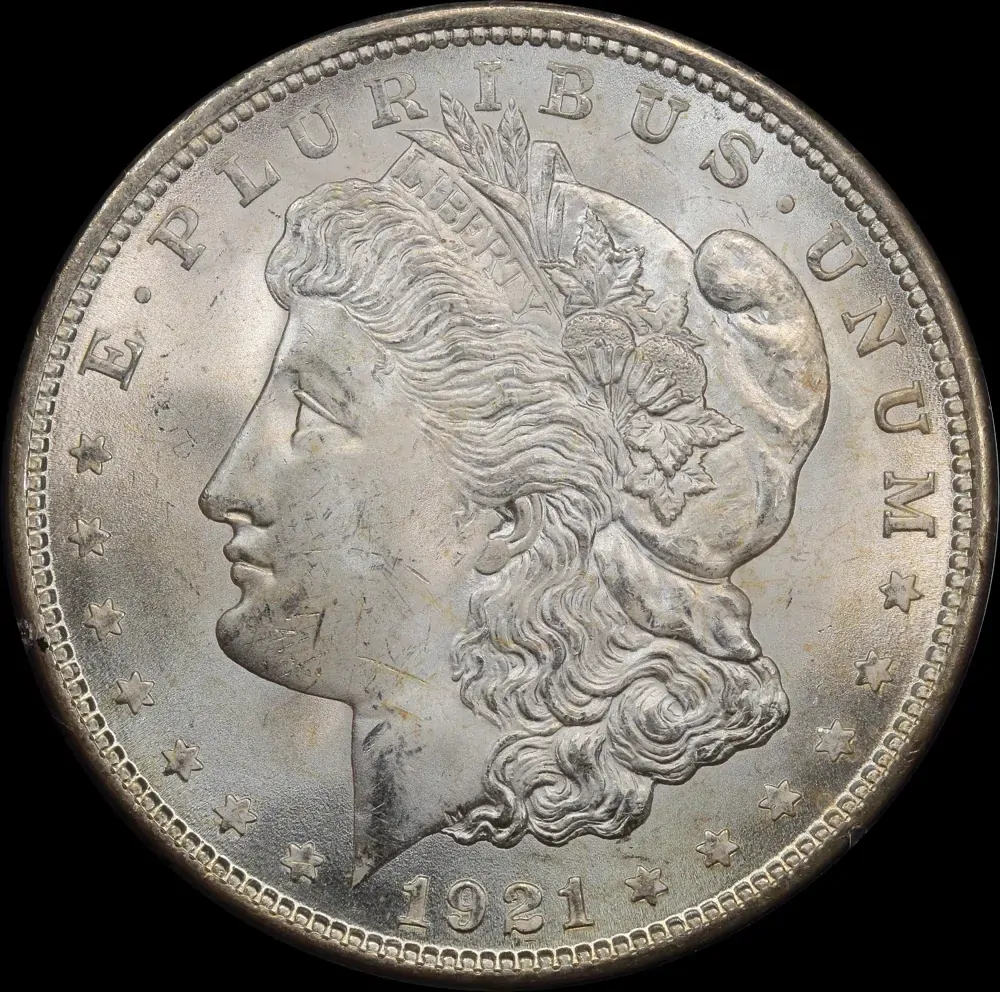 United States 1921-S Silver Morgan Dollar PCGS MS64 product image