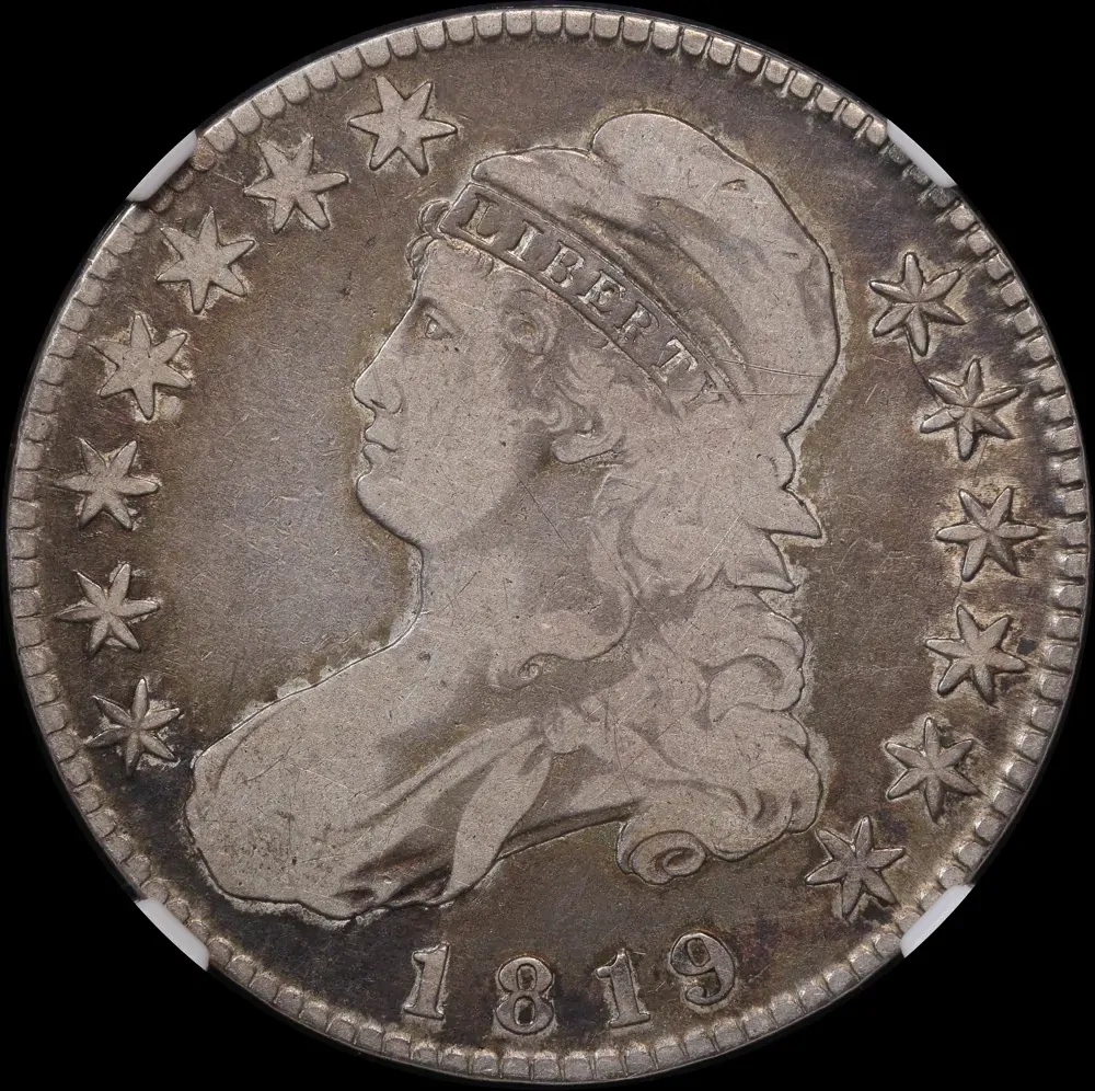 United States 1819 Silver Half Dollar Capped Bust NGC VG10 product image