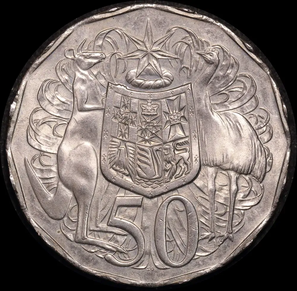 Australia 1983 50 Cent Ramstrike Error Uncirculated product image