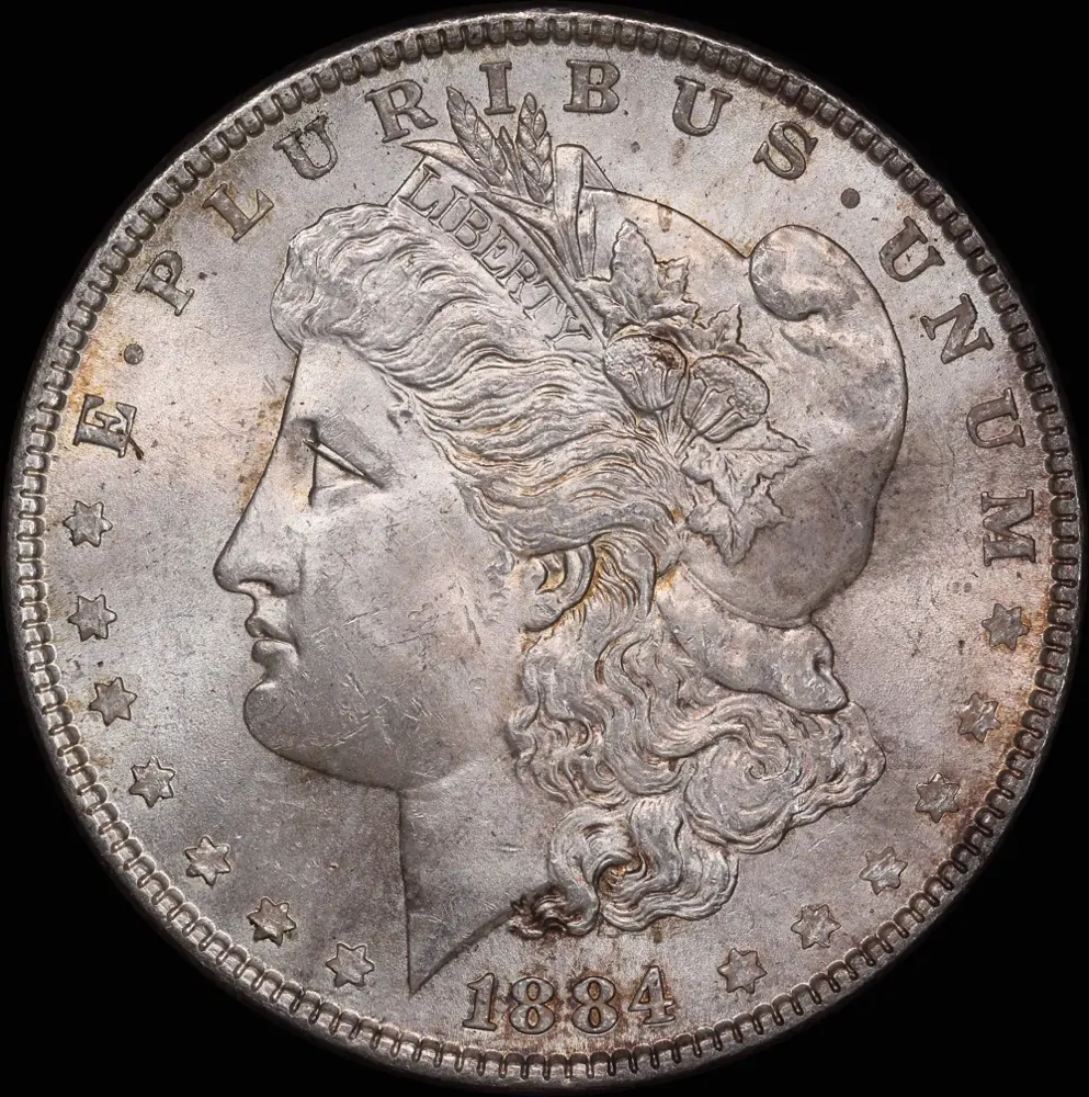 United States 1884 Silver Morgan Dollar Choice Unc product image