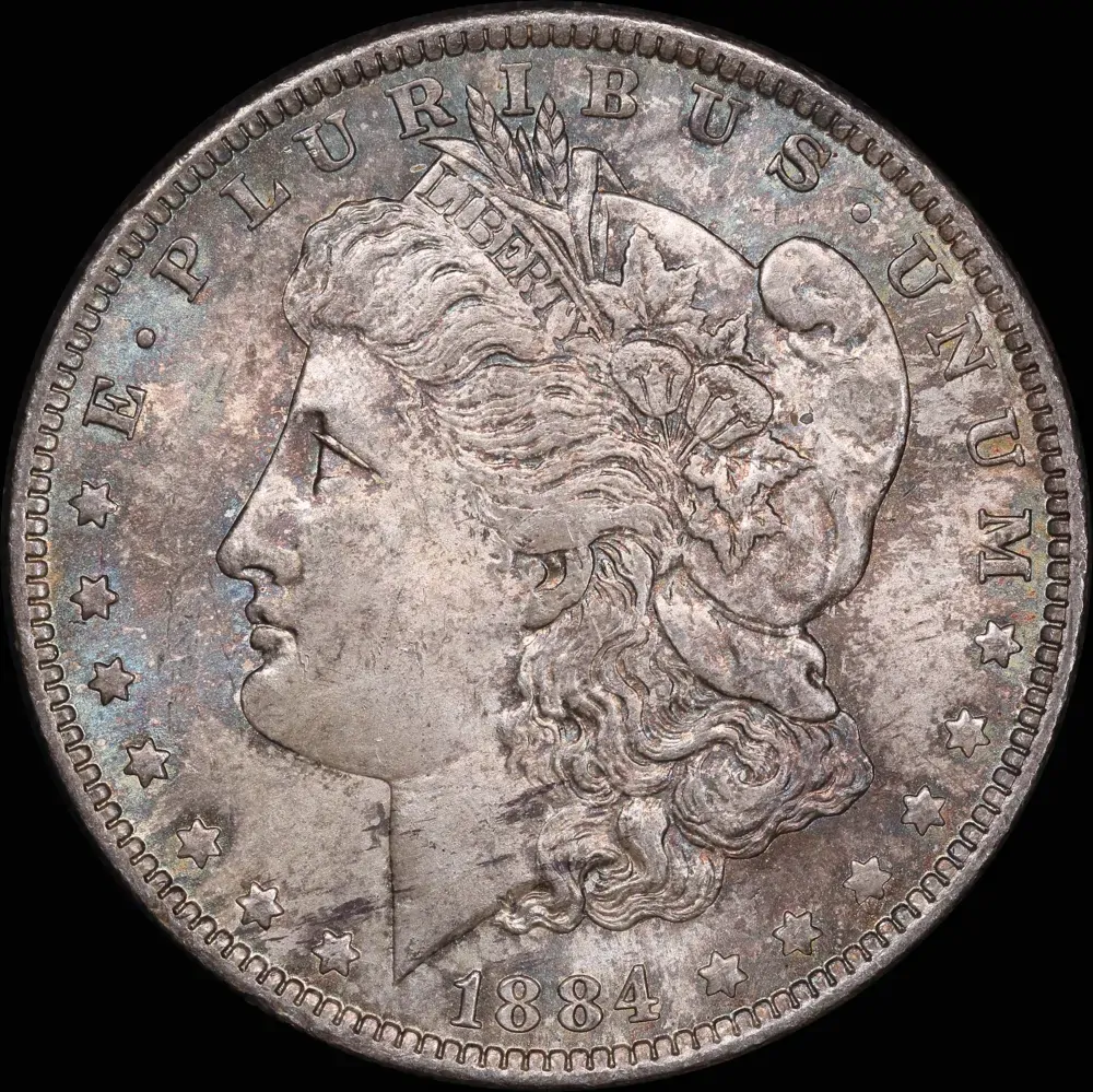 United States 1884-O Silver Morgan Dollar Choice Unc product image