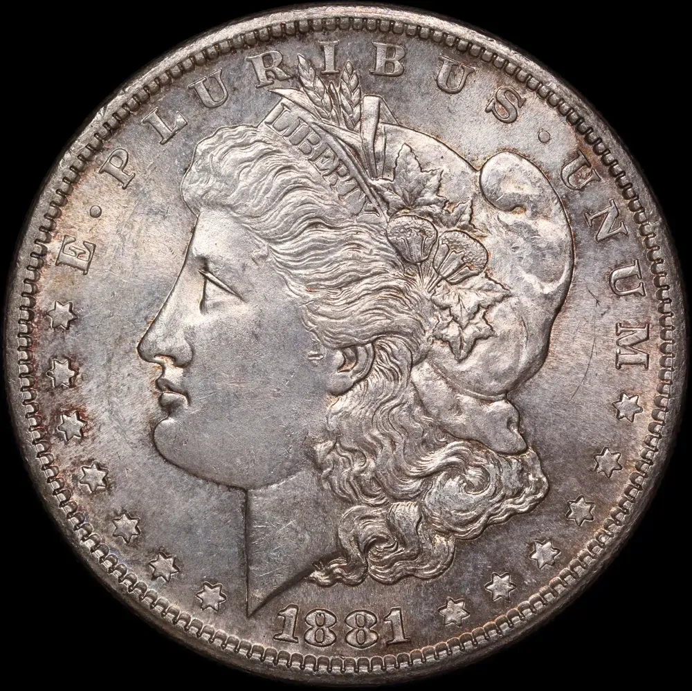 United States 1881-S Silver Morgan Dollar Choice Unc product image