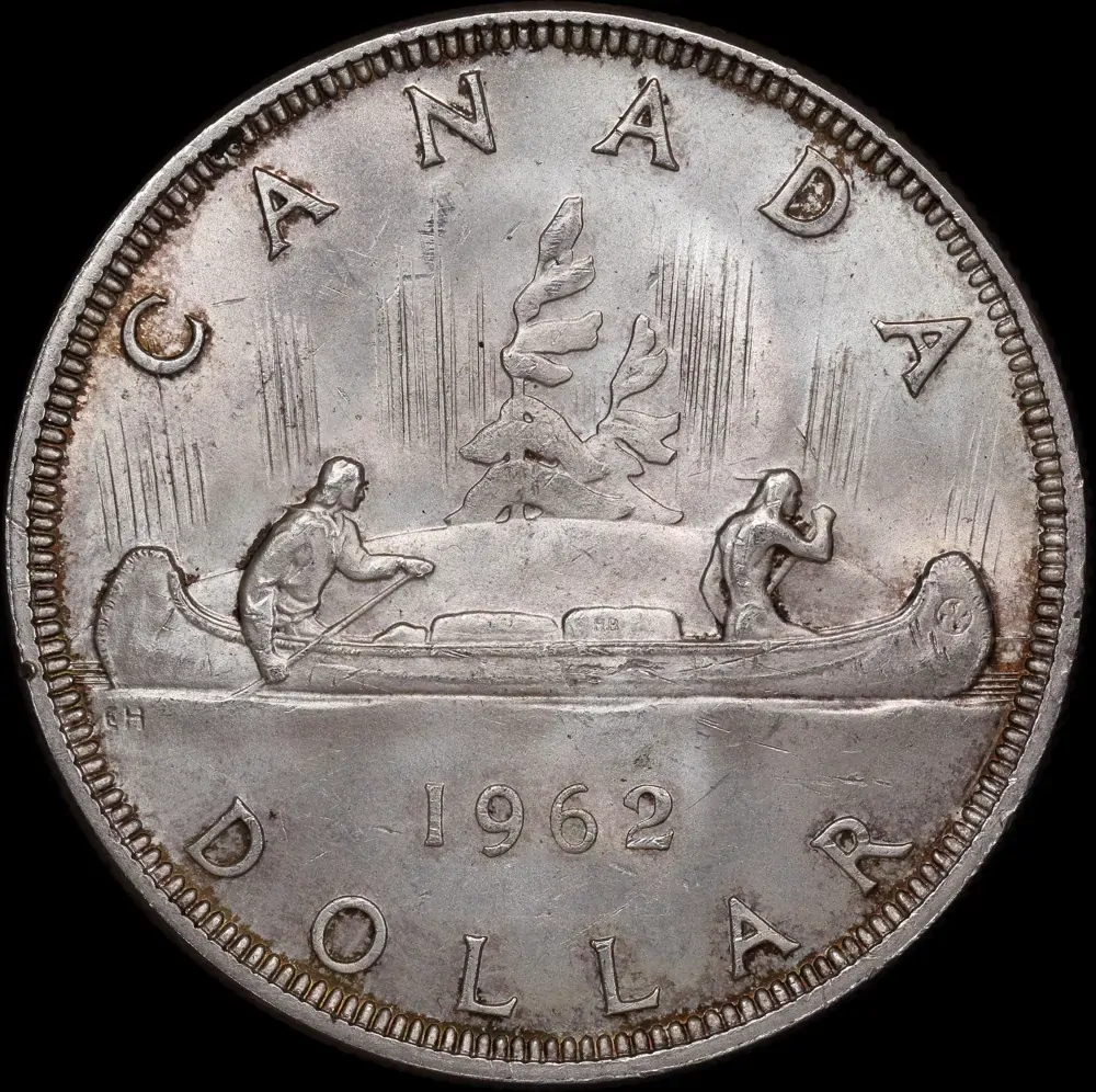 Canada 1962 Silver 1 Dollar KM#54 Uncirculated product image