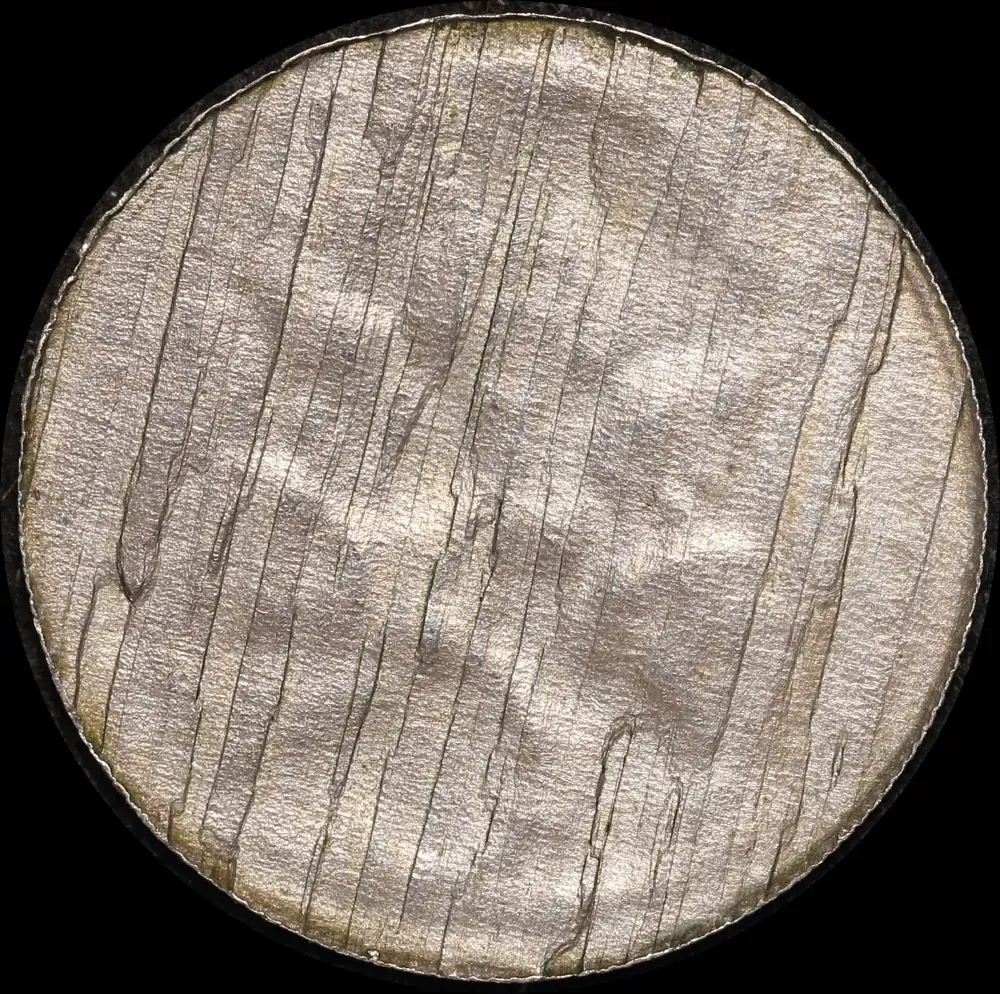 1973 5 Cents Split Planchet Error (Obverse) Toned Uncirculated product image