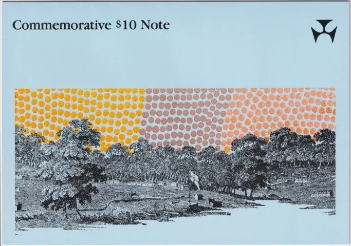 1988 Ten Dollar Folder AA00 1st Prefix product image