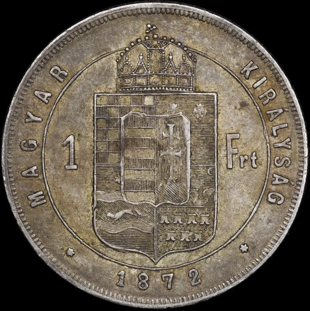 Hungary 1872 Silver Forint KM# 453.1 Extremely Fine product image