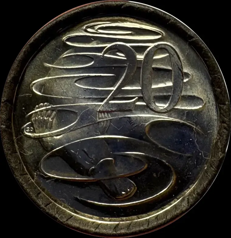 2023 20 Cent Cotton & Co Security Roll  QEII Obverse product image