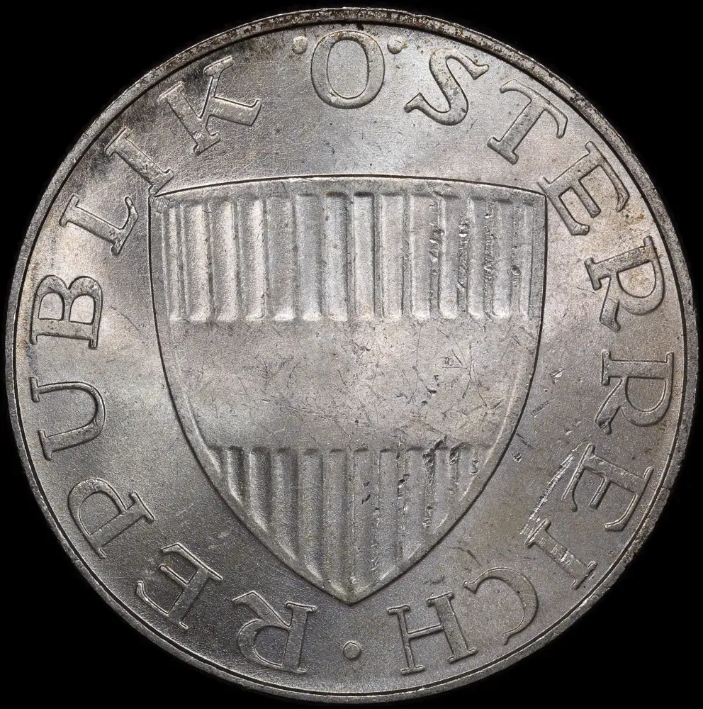 Austria 1966 Silver 10 Schilling KM#2882 Uncirculated product image