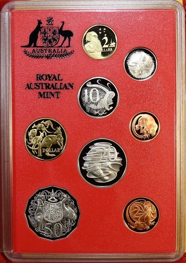 Australia 1990 Proof Coin Set Damaged Packaging product image
