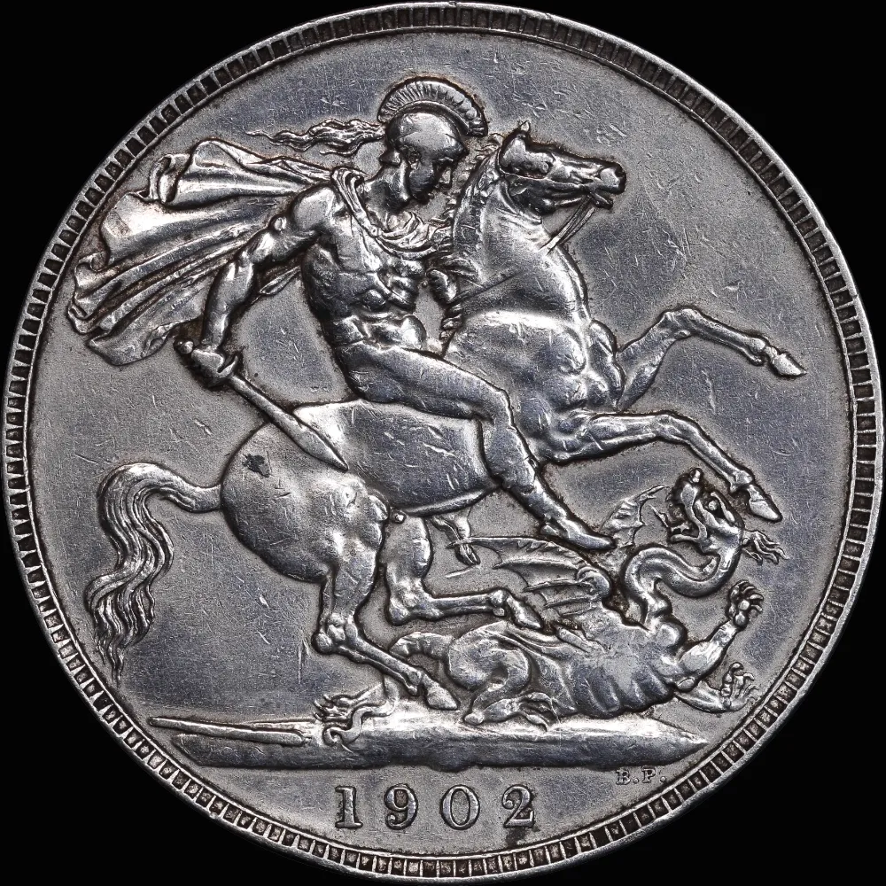 1902 Silver Crown Edward VII About Very Fine product image