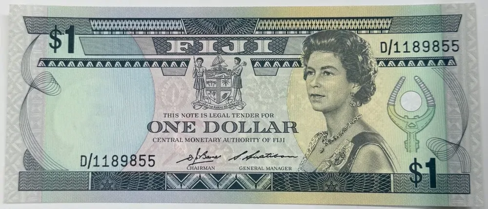 Fiji 1980 1 Dollar P# 76a Uncirculated product image