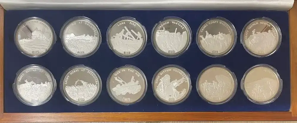 The Great War Commemorative Collection of Silver Medals product image