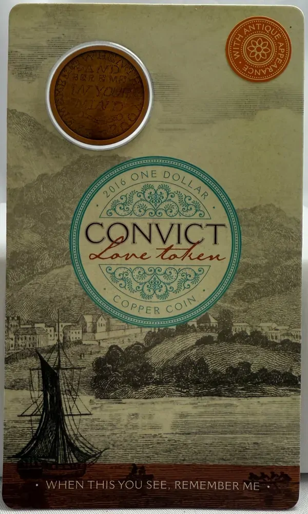 2016 $1 Uncirculated Coin Covict Love Token - Remember Me product image