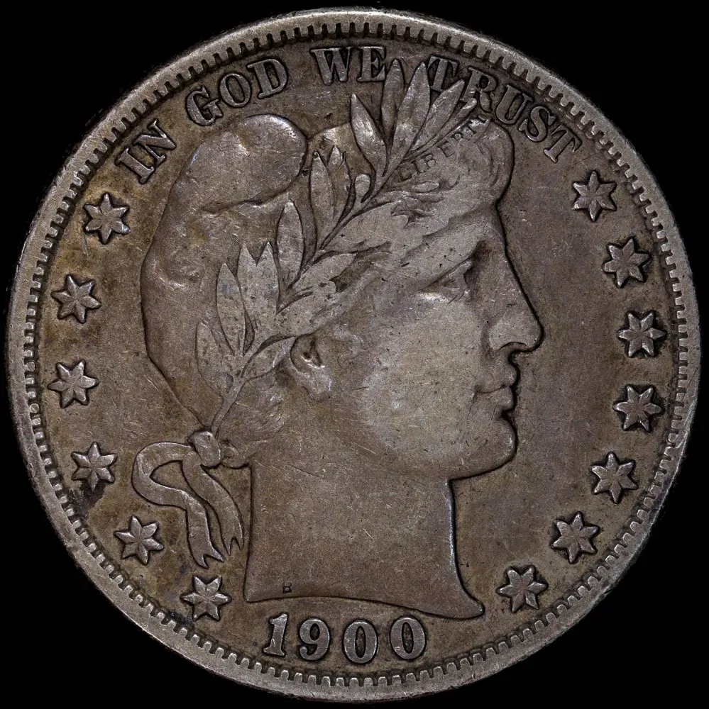 United States 1900-S Barber Silver Half Dollar KM# 116 Extremely Fine product image