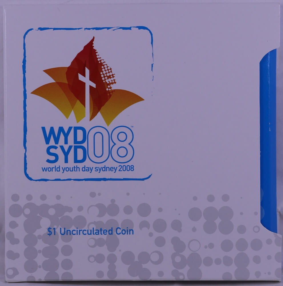 2008 Perth Mint 1 Dollar Unc Coin World Youth Day product image