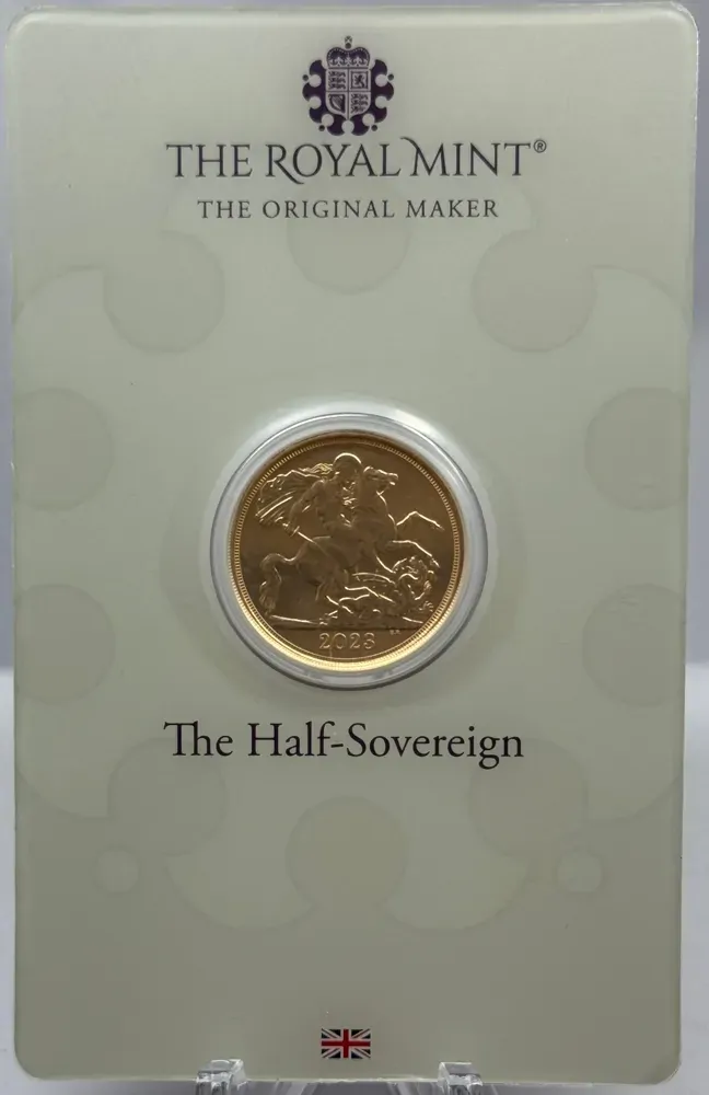 Great Britain 2023 Gold Half Sovereign Charles III Uncirculated Coronation product image