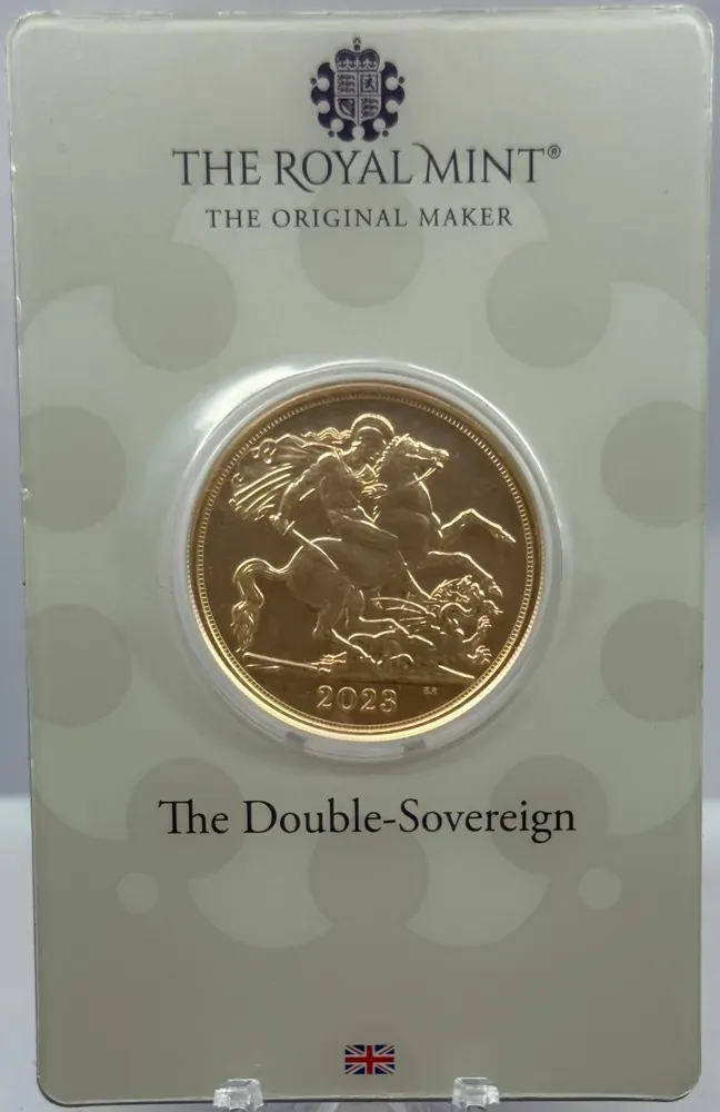 Great Britain 2023 Gold Double Sovereign Charles III Uncirculated Coronation product image